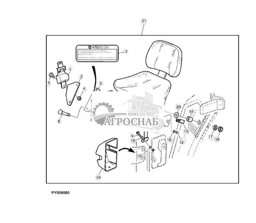 ПАССАЖИРСКОЕ СИДЕНЬЕ И РЕМЕНЬ БЕЗОПАСНОСТИ 